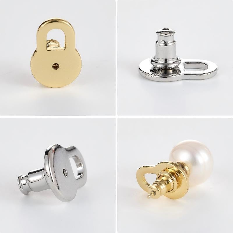 🔥18K Gold Plated Lobe Lifters for Heavy Earrings for Women - Earring Backs for Droopy Ears