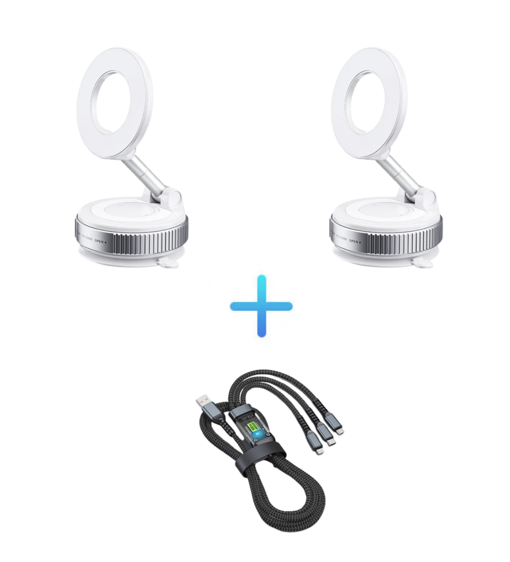 🔥Buy More Save More🔄360° Adjustable Vacuum Magnetic Phone Holder📱🚗