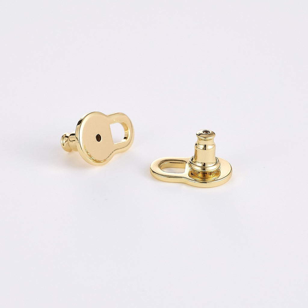 🔥18K Gold Plated Lobe Lifters for Heavy Earrings for Women - Earring Backs for Droopy Ears
