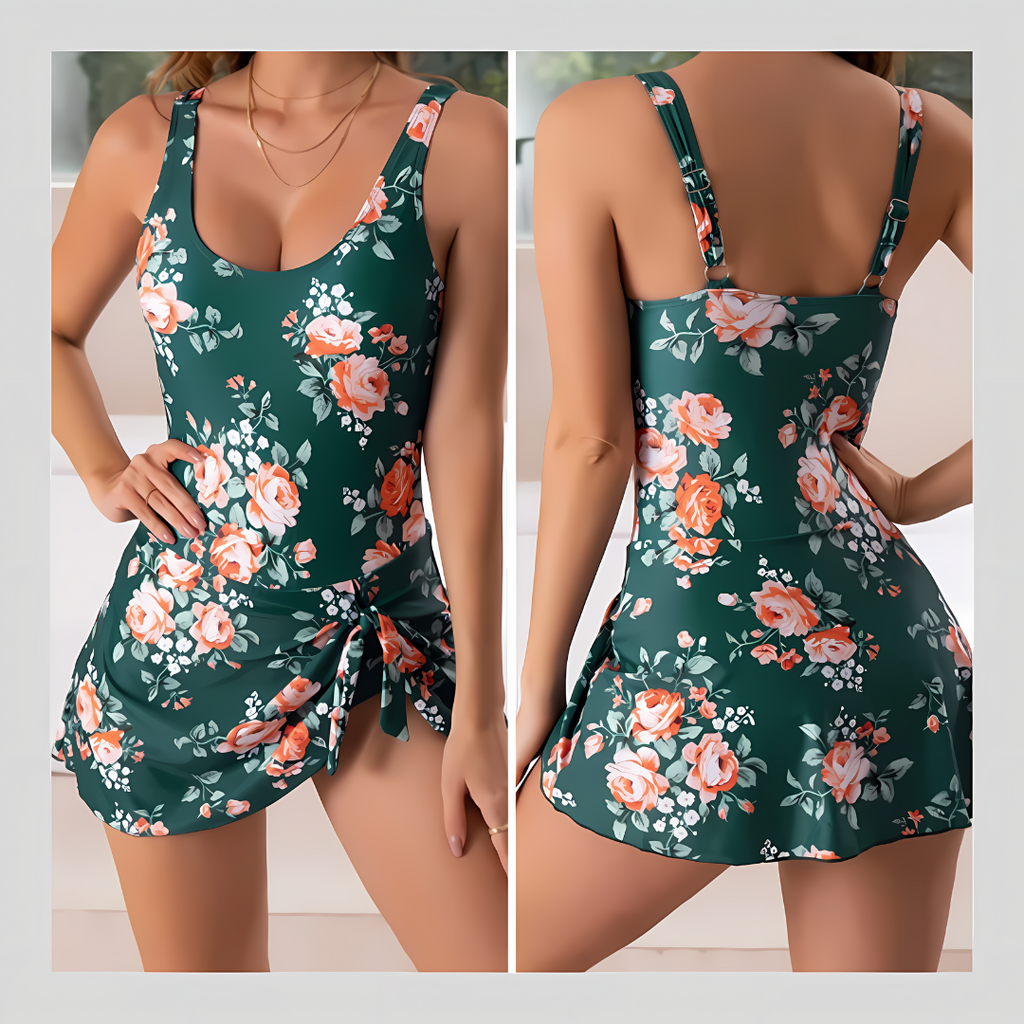 Women's Tummy Control Slim Fit Plus Size One Piece Swimsuit