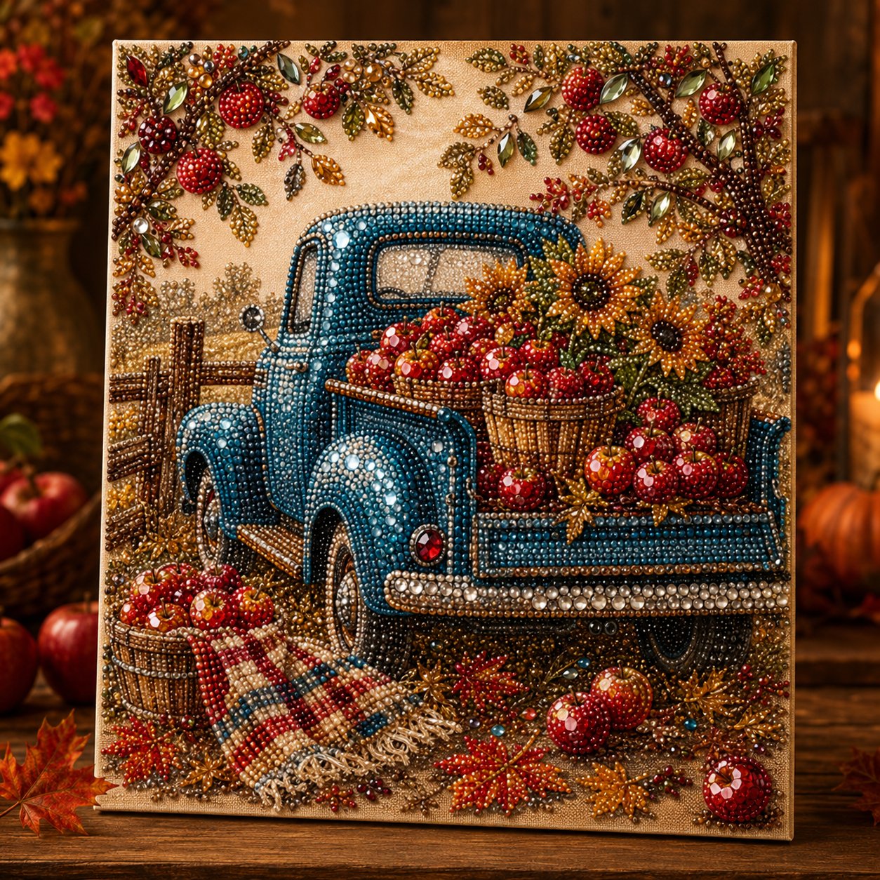 🍂 LAST DAY 49% OFF – Premium 3D Pearl Autumn & Thanksgiving Diamond Painting Art Kit  🍁🦃💎