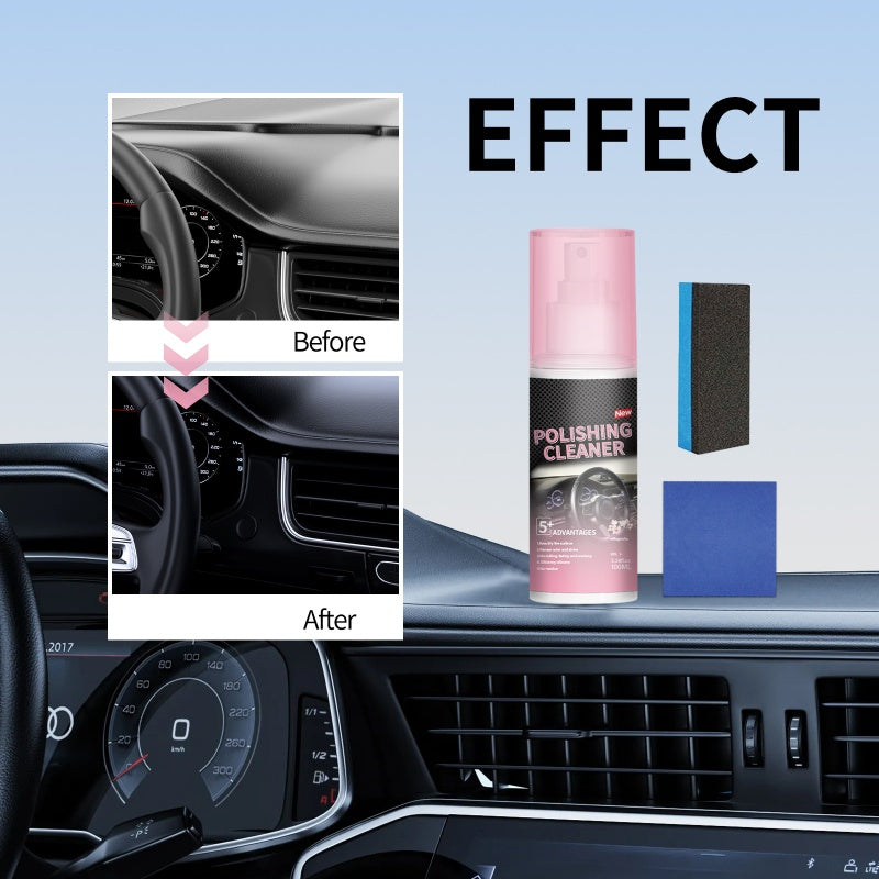 🚗Car Interior Polish Cleaner – Deep Cleaning, Restores Shine & Non-Toxic Formula ✨