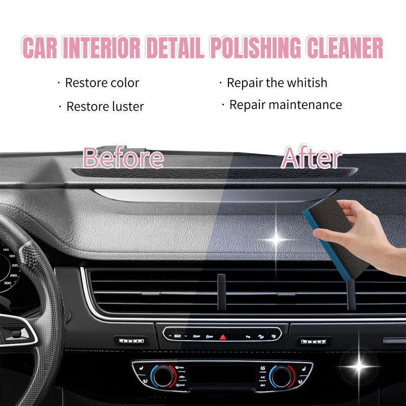 🚗Car Interior Polish Cleaner – Deep Cleaning, Restores Shine & Non-Toxic Formula ✨