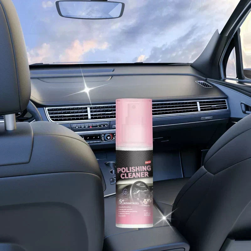 🚗Car Interior Polish Cleaner – Deep Cleaning, Restores Shine & Non-Toxic Formula ✨