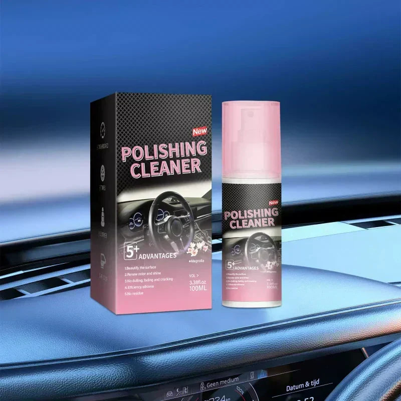 🚗Car Interior Polish Cleaner – Deep Cleaning, Restores Shine & Non-Toxic Formula ✨